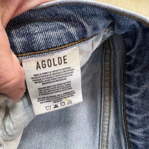 Agolde Classic Blue Denim Jeans